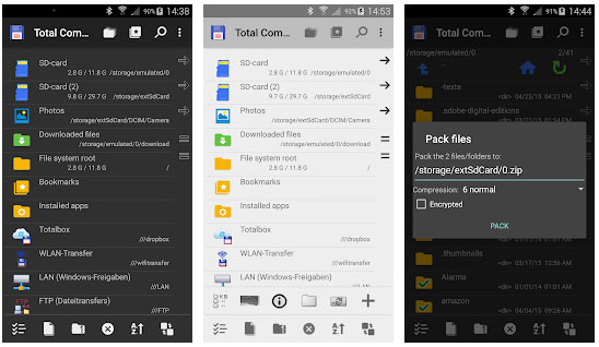 Total Commander trên Android