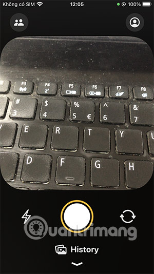 Chụp ảnh và gửi nó trên Locket Widget