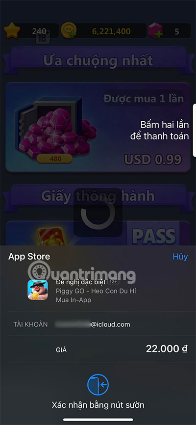 nạp kim cương piggy go