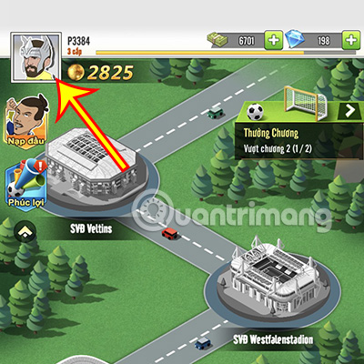 Ấn vào biểu tượng Avatar ở góc trên cùng bên trái.