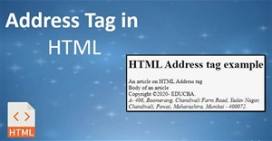 Thẻ HTML <address>