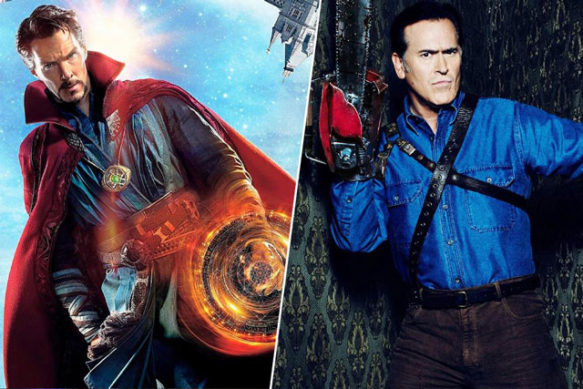 Bruce Campbell trong vai người bán pizza