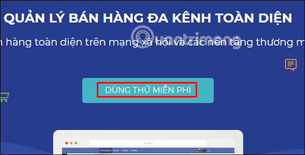 Dùng thử Pancake inbox bán hàng trên Facebook