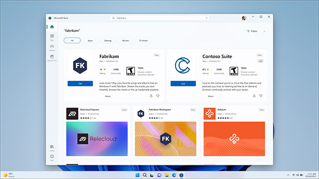 Quảng cáo trên Microsoft Store