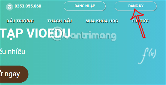 Đăng ký VioEdu