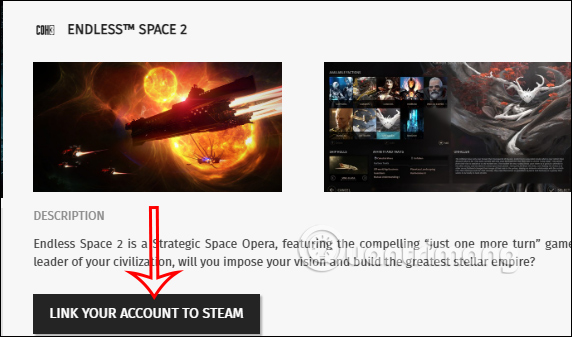 Link your account to Steam