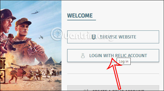 Login With Relic Account