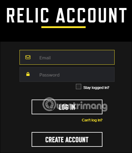 Đăng nhập tài khoản