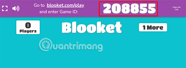 Lấy ID của game và đưa cho học sinh của bạn