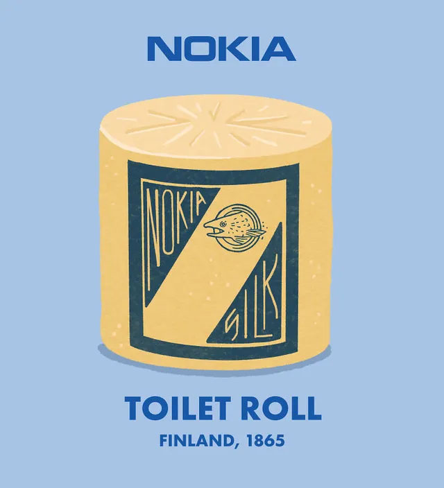 Nokia khởi nghiệp với những cuộn giấy vệ sinh