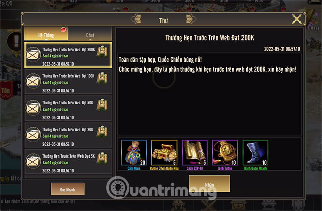 giftcode tro lai tam quoc moi nhat