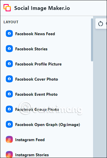 Chọn kiểu ảnh bìa 