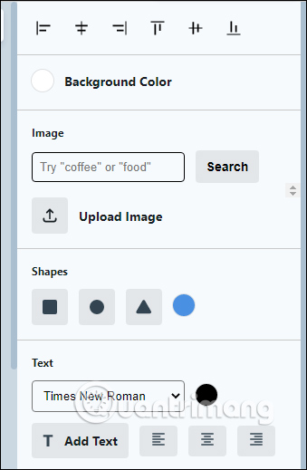 Công cụ thiết kế ảnh bìa 