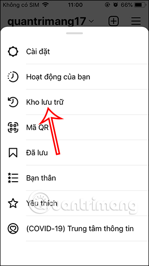 Xem kho lưu trữ Instagram