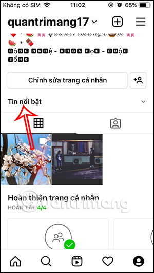 Tin nổi bật Instagram