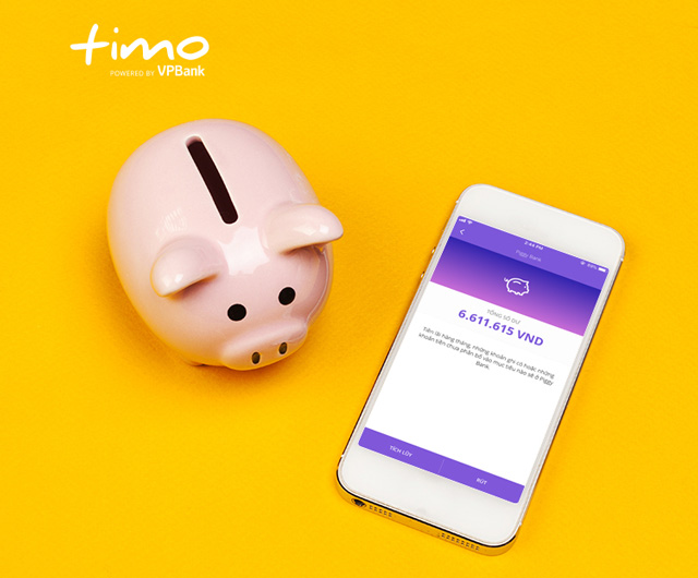 Tiết kiệm trực tuyến cùng Timo