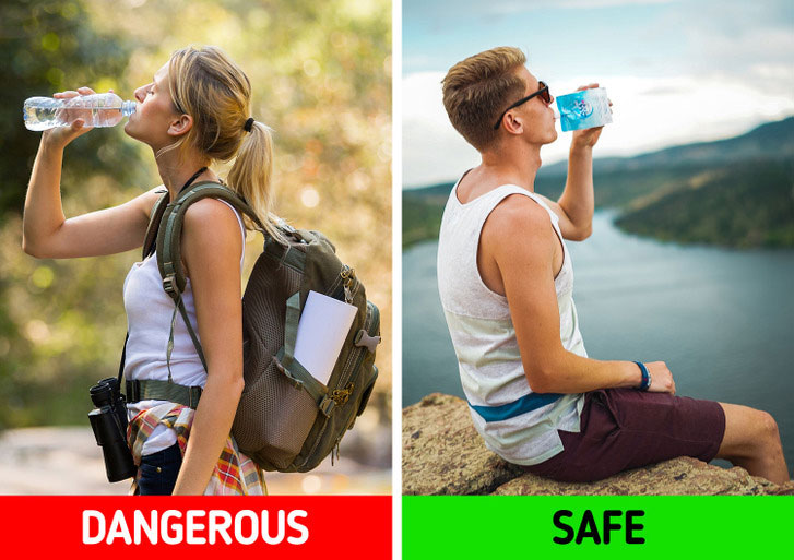 Đứng uống nước