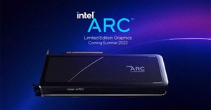 Intel “nhá hàng” ảnh chụp thực tế card đồ họa Arc Limited Edition