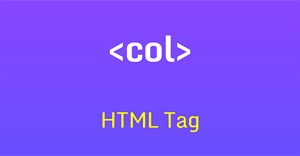 Thẻ HTML <col> 