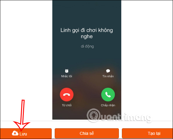 Ảnh chế từ chối cuộc gọi