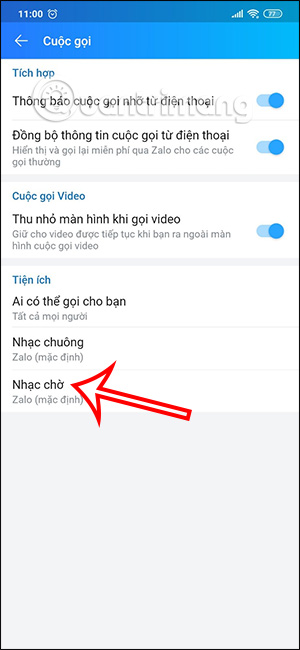 Nhạc chờ Zalo