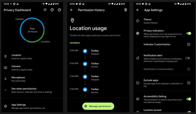 Privacy Dashboard