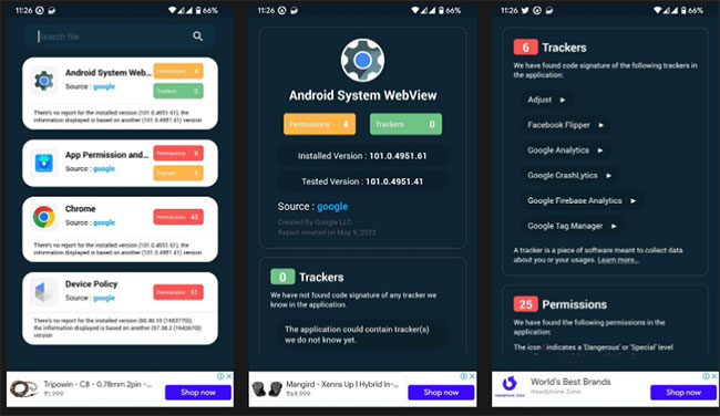 App Permission & Tracker