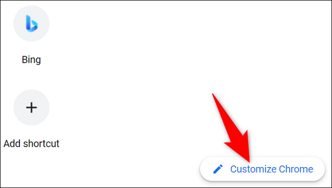 Bấm chọn “Customize Chrome”