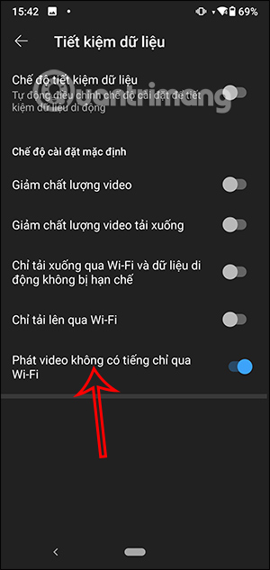 Phát video không có tiếng qua WiFi