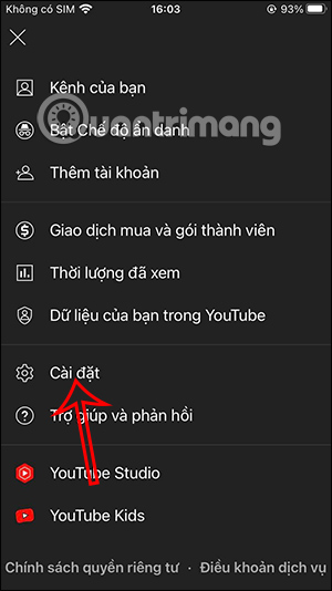 Cài đặt YouTube iOS