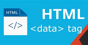 Thẻ  HTML <data>