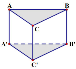 Hình lăng trụ ABC.A’B’C’ có đáy ABC là tam giác đều