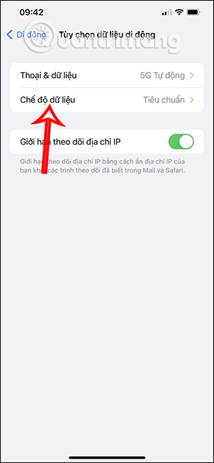 Chế độ dữ liệu hiện tại