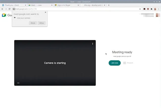 Họp trực tuyến trên Google Meet