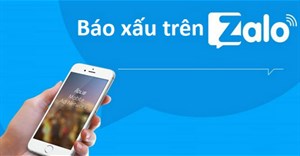 Cách dùng tính năng báo xấu trên Zalo