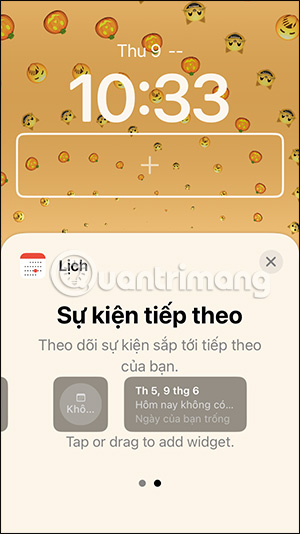 Tiện ích cho màn hình khóa iPhone