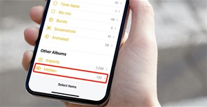 Cách khóa album ẩn hình ảnh trên iPhone