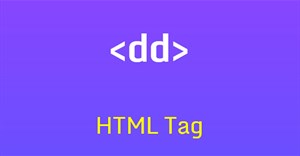 Thẻ HTML <dd> 