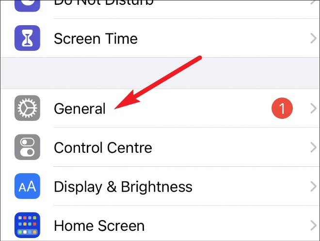 Go to General (General Settings)