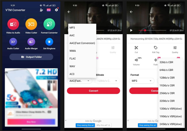 Chuyển đổi video thành âm thanh bằng Video to MP3 Converter
