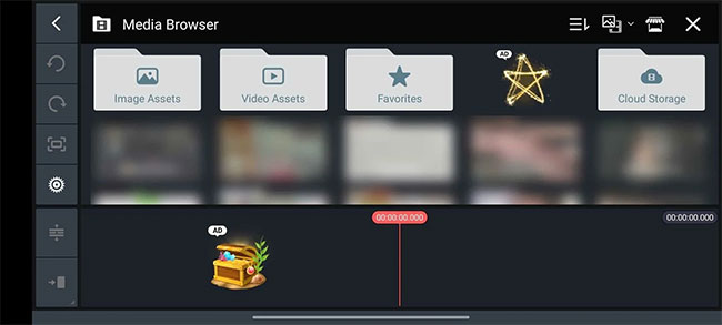 Chọn một video trong Kinemaster