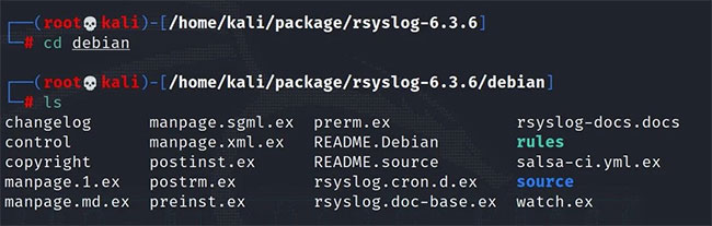 Thư mục Debian mới