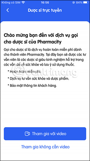 Cẩm nang tư vấn trên Pharmacity