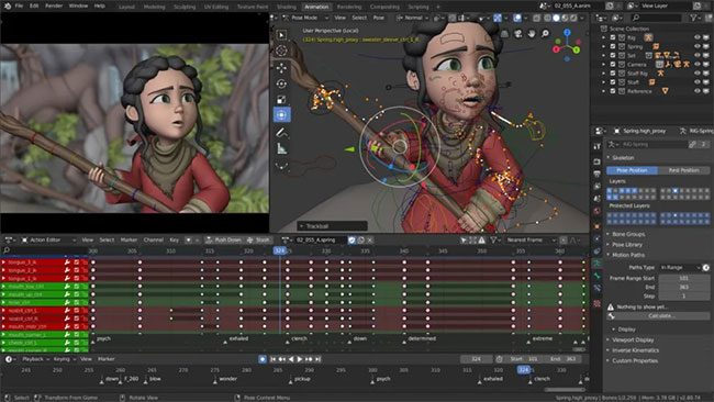 Blender là một công cụ tạo mô hình 3D