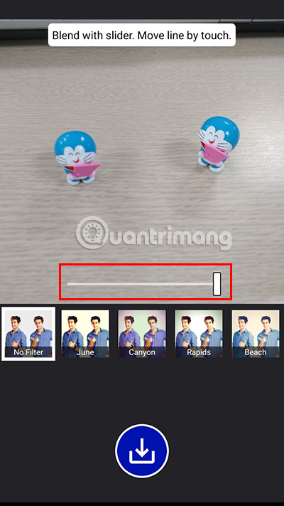 Di chuyển thanh điều hướng về bên trái để xóa lằn ranh