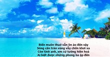 Thơ 4 câu về biển, thơ về biển ngắn hay cho mọi tâm trạng