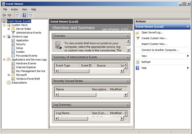 EventLog là công cụ rất hữu ích trong việc điều tra hệ thống