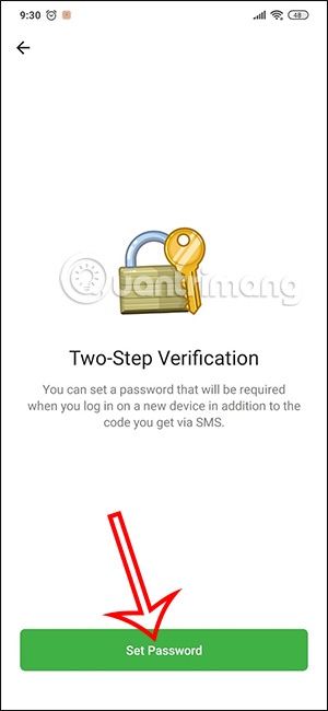 Thiết lập mã khóa Telegram