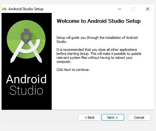 Chương trình cài đặt Android Studio