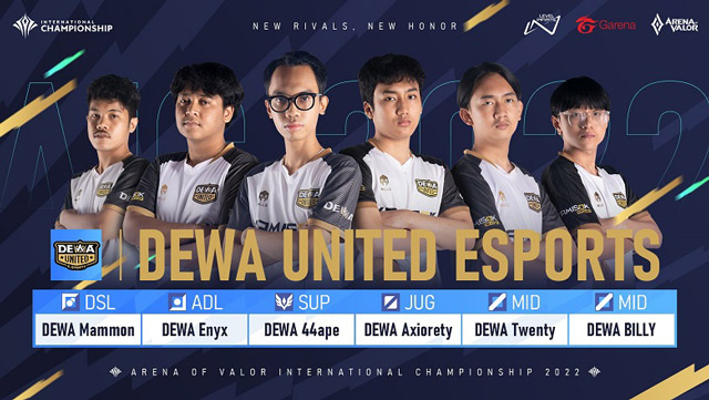 Đội hình Dewa United Esports